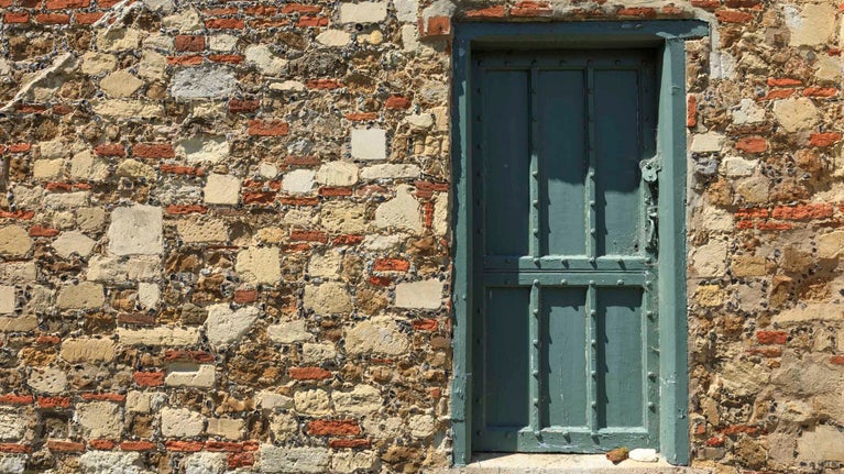 Detail of the exterior of Bourne Mill, Essex